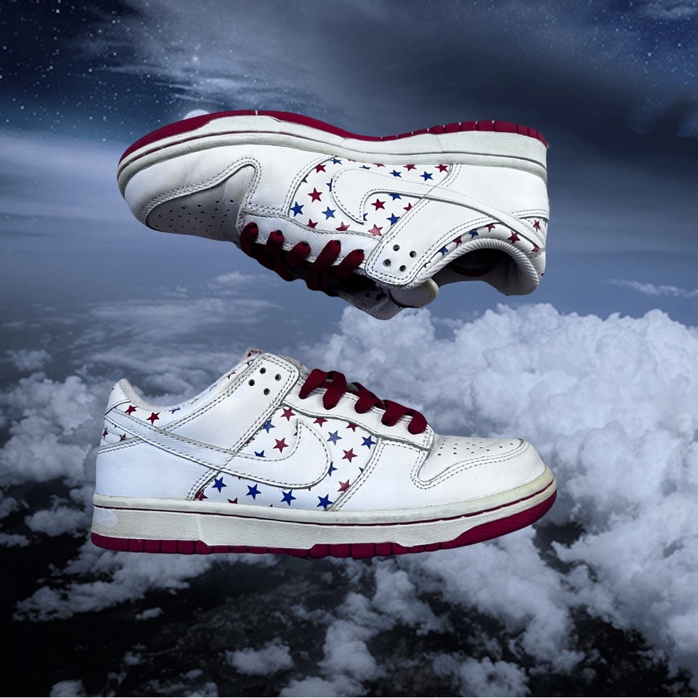 Recherché Vintage y2k Nike 4th of July Dunks Sz 7.5
